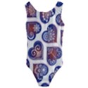 Heart Mandala Kids  Cut-Out Back One Piece Swimsuit View1