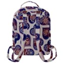 Heart Mandala Flap Pocket Backpack (Large) View3