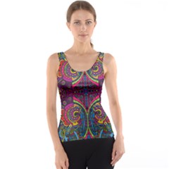 Colorful Boho Pattern Tank Top by designsbymallika