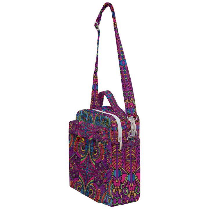 Colorful Boho Pattern Crossbody Day Bag