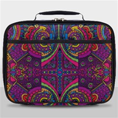 Colorful Boho Pattern Full Print Lunch Bag by designsbymallika