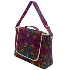 Colorful Boho Pattern Box Up Messenger Bag