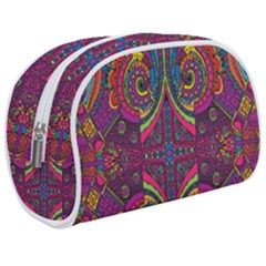 Colorful Boho Pattern Makeup Case (medium) by designsbymallika