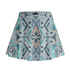 Boho Love 2 Mini Flare Skirt by designsbymallika