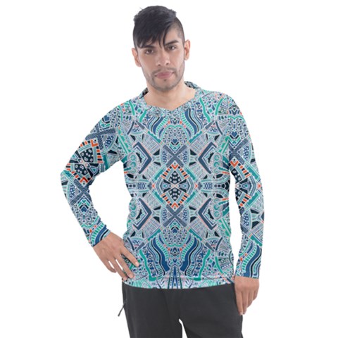 Boho Love 2 Men s Pique Long Sleeve Tee by designsbymallika