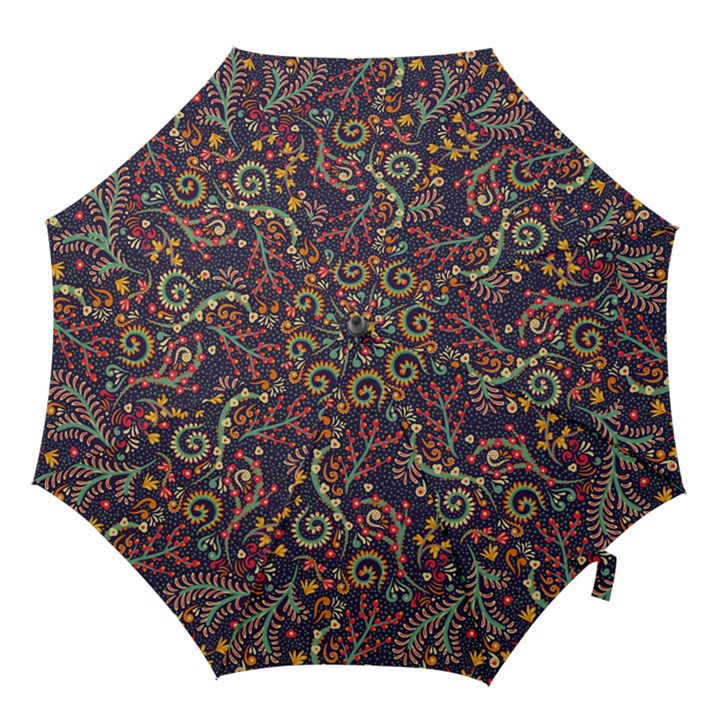 Pretty Baatik Print Hook Handle Umbrellas (Medium)