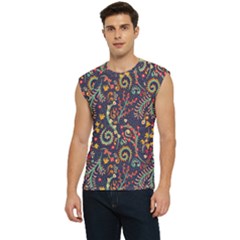 Pretty Baatik Print Men s Raglan Cap Sleeve Tee