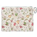 Green Tea Love Canvas Cosmetic Bag (XXL) View2