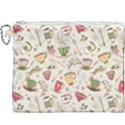 Green Tea Love Canvas Cosmetic Bag (XXXL) View1