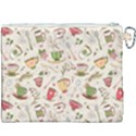 Green Tea Love Canvas Cosmetic Bag (XXXL) View2