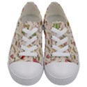 Green Tea Love Kids  Low Top Canvas Sneakers View1