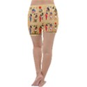 Tribal Love Lightweight Velour Yoga Shorts View4