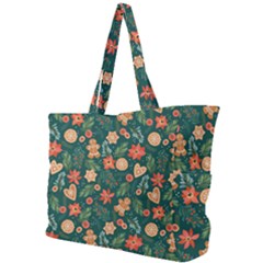 Christmas Pattern 3 Simple Shoulder Bag by designsbymallika