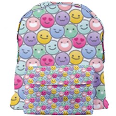 Cute Emoticon Pattern Giant Full Print Backpack by designsbymallika