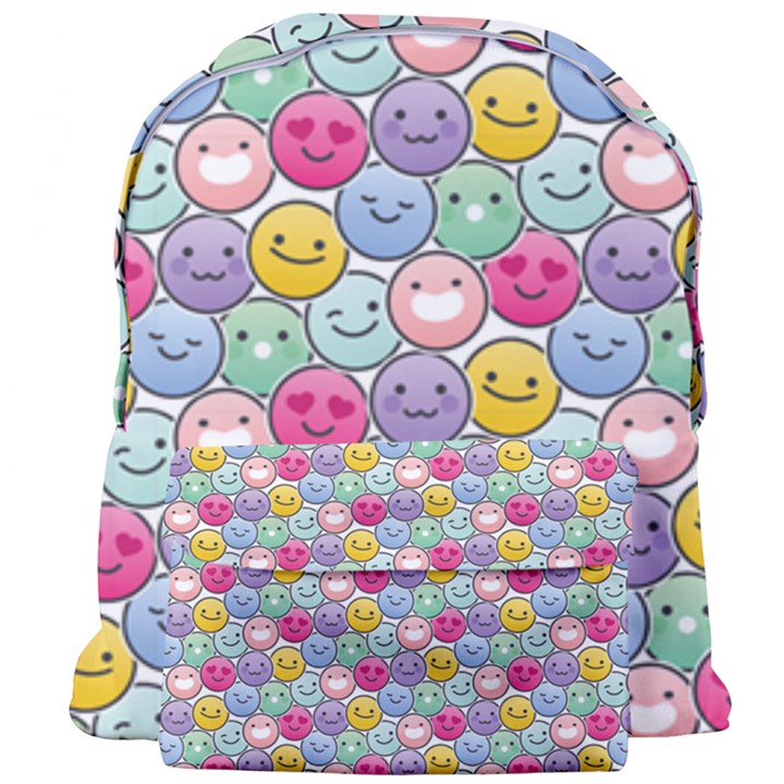 Cute Emoticon Pattern Giant Full Print Backpack