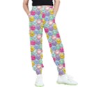 Cute Emoticon Pattern Kids  Elastic Waist Pants View1