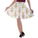 Heart Pineapple A-line Skater Skirt View2