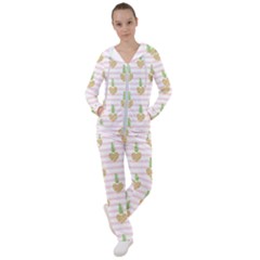 Heart Pineapple Women s Tracksuit by designsbymallika