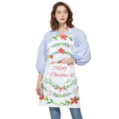 Merry Christmas Pocket Apron by designsbymallika