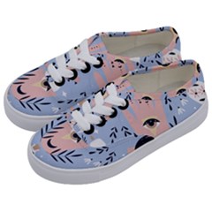 Thinking Is Love Kids  Classic Low Top Sneakers by designsbymallika