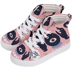 Astrology Kids  Hi-top Skate Sneakers by designsbymallika