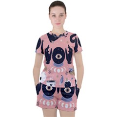 Astrology Women s Tee And Shorts Set