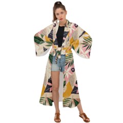 Tropical Love Maxi Kimono by designsbymallika