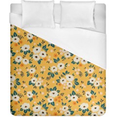 White Flowers Duvet Cover (california King Size)