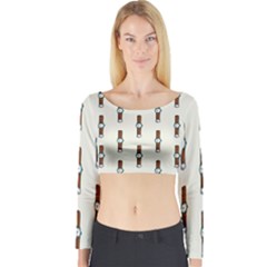 Watch Love Long Sleeve Crop Top by designsbymallika