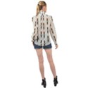 Watch Love High Neck Long Sleeve Chiffon Top View2