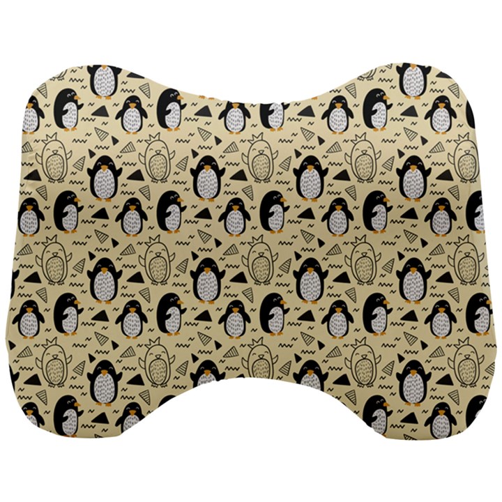 Cute Penguin Love Head Support Cushion