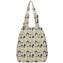 Cute Penguin Love Center Zip Backpack View1