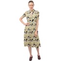 Cute Penguin Love Keyhole Neckline Chiffon Dress View1