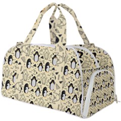 Cute Penguin Love Burner Gym Duffel Bag by designsbymallika