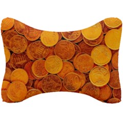 Gold Coins 2 Seat Head Rest Cushion by impacteesstreetweargold