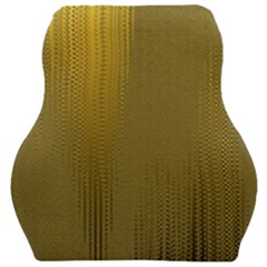 Golden Car Seat Velour Cushion 