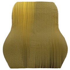 Golden Car Seat Back Cushion 