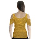 Golden Slumber 2 Butterfly Sleeve Cutout Tee  View2