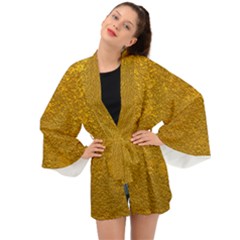 Golden Slumber 2 Long Sleeve Kimono by impacteesstreetweargold