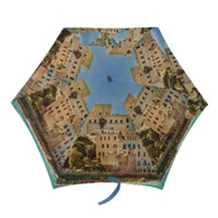 Old Jaffa Cityscape, Israel Mini Folding Umbrellas by dflcprintsclothing