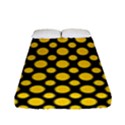 Dot Dots Dotted Yellow Fitted Sheet (Full/ Double Size) View1