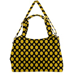 Dot Dots Dotted Yellow Double Compartment Shoulder Bag by impacteesstreetwearten