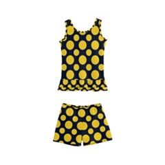 Dot Dots Dotted Yellow Kids  Boyleg Swimsuit by impacteesstreetwearten