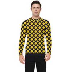 Dot Dots Dotted Yellow Men s Long Sleeve Rash Guard by impacteesstreetwearten