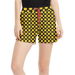 Dot Dots Dotted Yellow Runner Shorts by impacteesstreetwearten