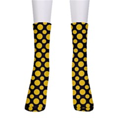 Dot Dots Dotted Yellow Men s Crew Socks by impacteesstreetwearten