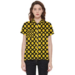 Dot Dots Dotted Yellow Short Sleeve Pocket Shirt by impacteesstreetwearten