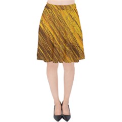 Golden Slumber 3 Velvet High Waist Skirt by impacteesstreetweargold