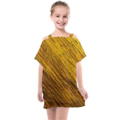 Golden Slumber 3 Kids  One Piece Chiffon Dress by impacteesstreetweargold