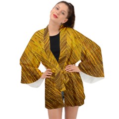 Golden Slumber 3 Long Sleeve Kimono by impacteesstreetweargold